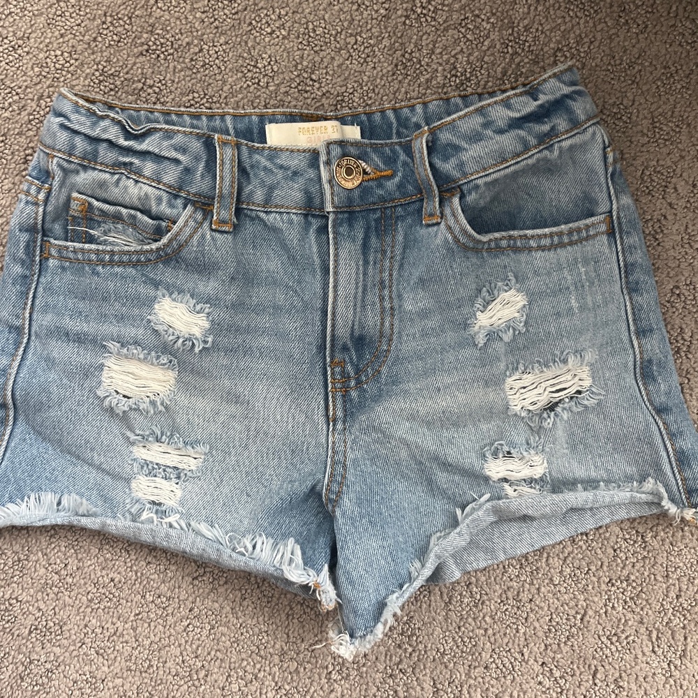 forever 21 girls Jean shorts
